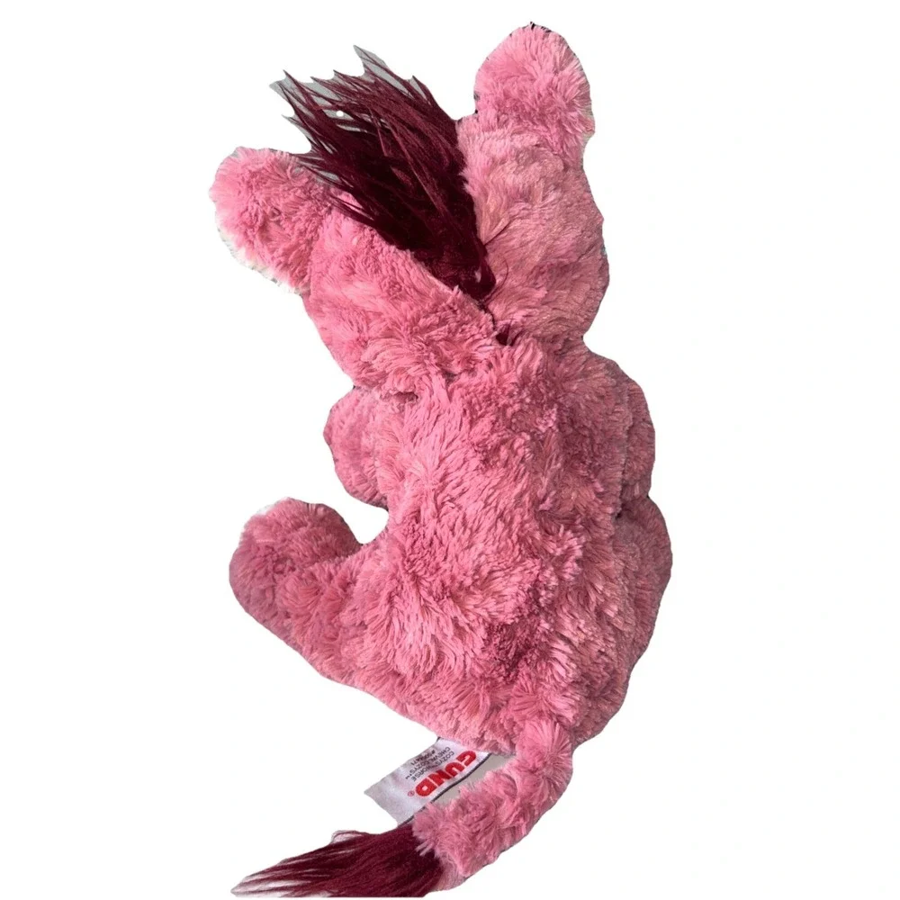 Gund Cozys Horse‎ Pink Cream Shaggy Plush Stuffed Animal Toy 6064471 10 Inch